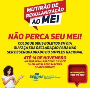 MEIs têm até 14 de novembro para regularizar débitos e manter benefícios do Simples Nacional.