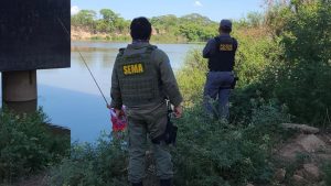 Fiscalização de pesca durante a piracema em Mato Grosso.