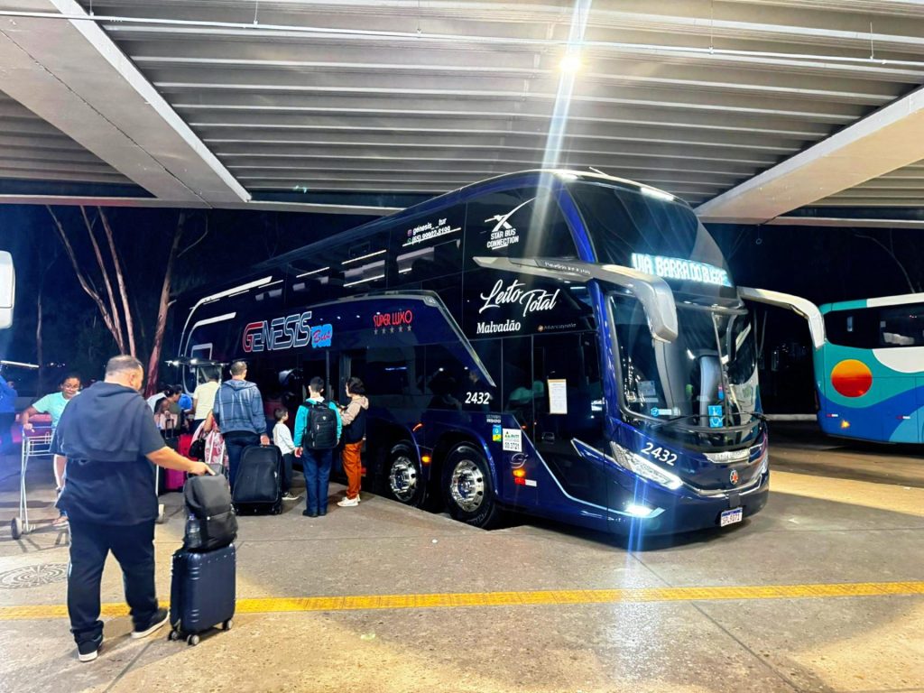 Ônibus com internet via satélite gratuita para a rota Cuiabá – Juína.