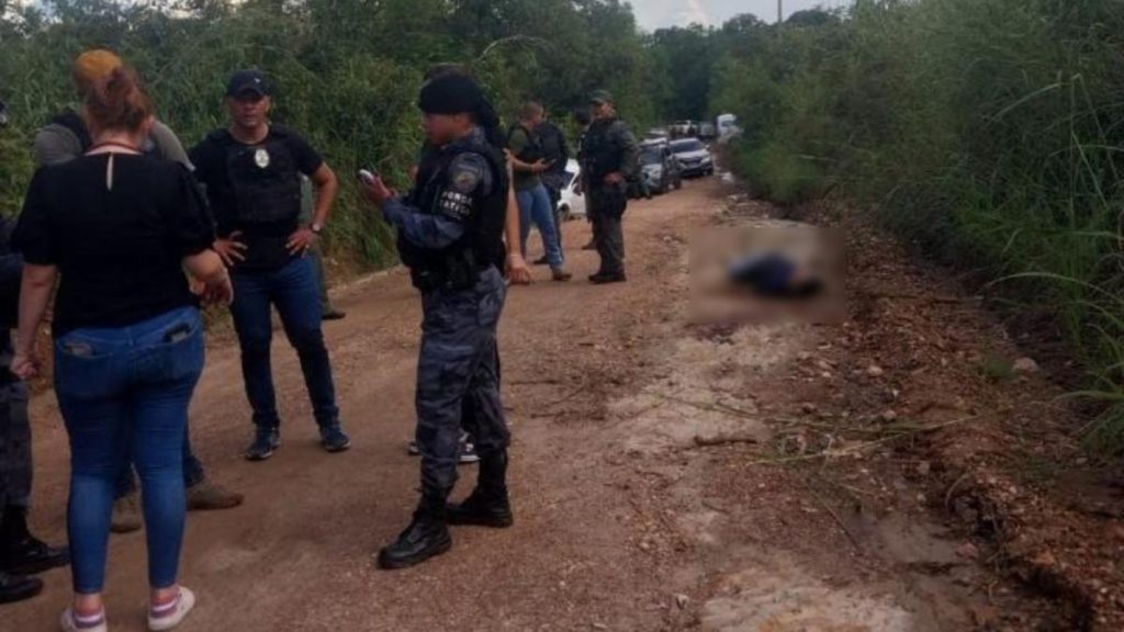 Armas apreendidas após confronto em Nossa Senhora do Livramento