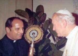 Padre Nazareno Lanciotti em missão no Brasil antes de seu martírio reconhecido pela Igreja.