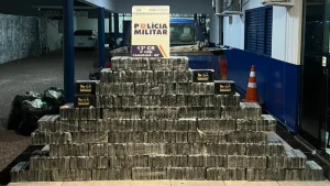 Polícia de Mato Grosso em ação durante apreensão de cocaína em 2024
