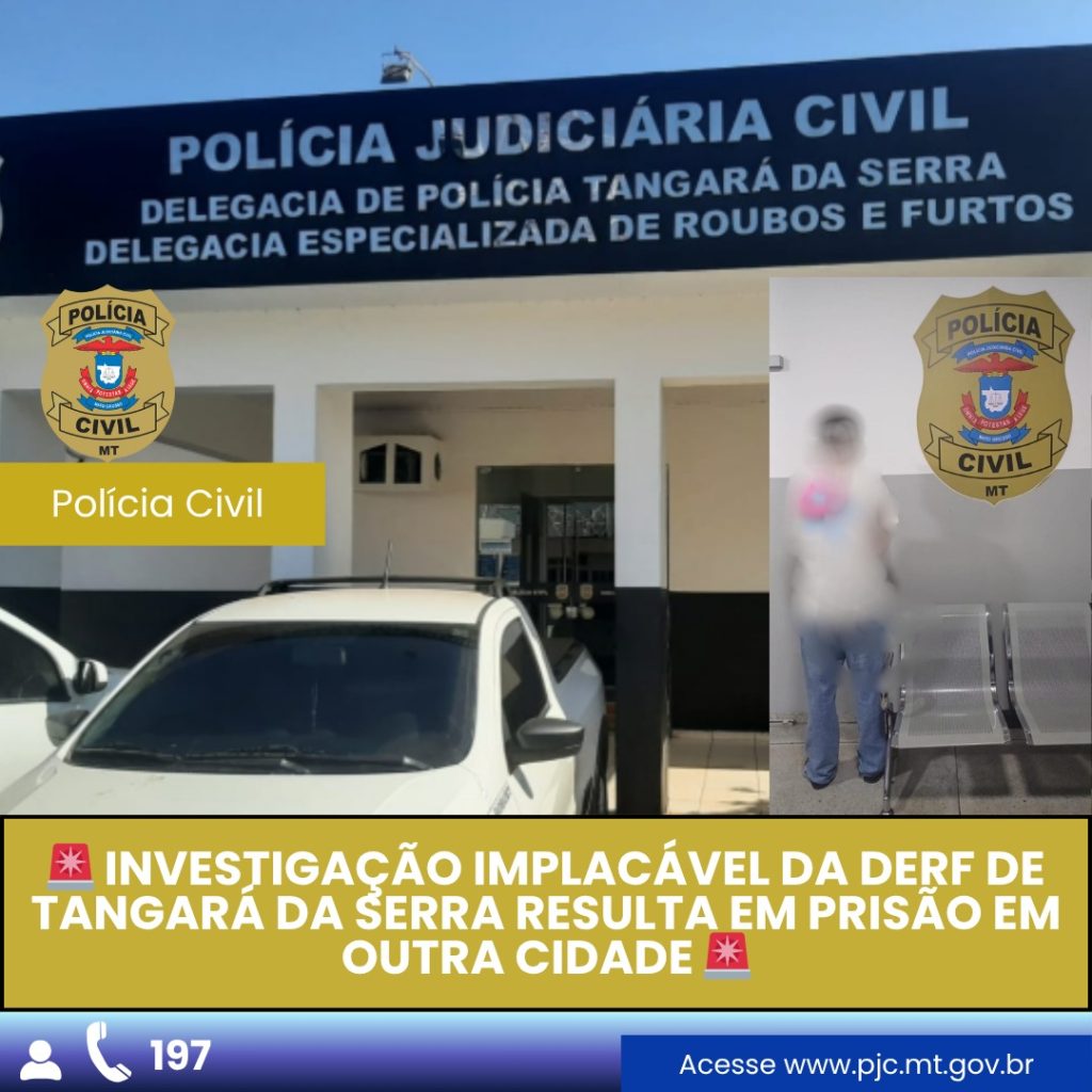 Investigação DERF rastreamento PIX e prisão em outra cidade