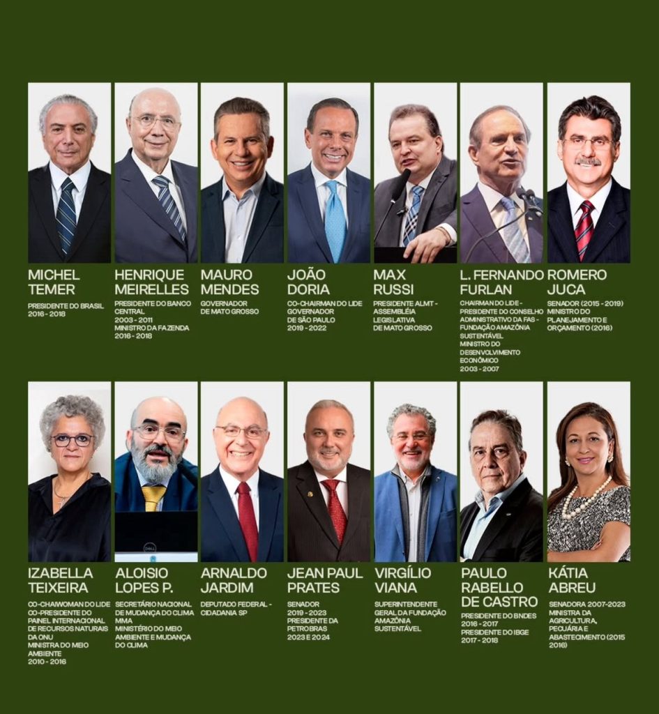 Fórum LIDE sobre sustentabilidade e desenvolvimento econômico reúne autoridades e empresários