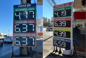 aumento no preço dos combustíveis em Mato Grosso após tarifaço dos EUA