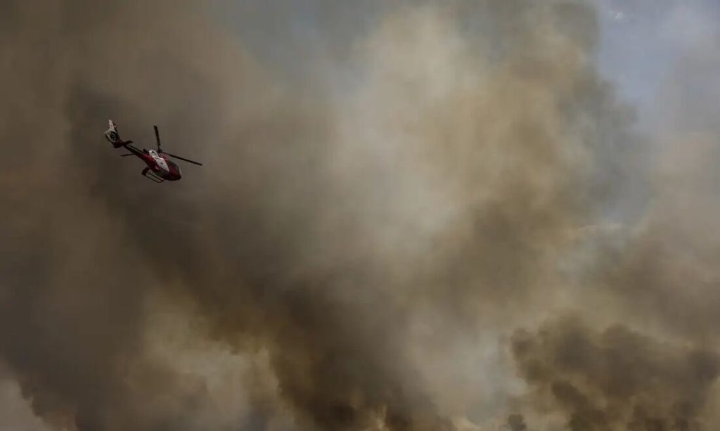 Bombeiros combatem incêndios florestais em Mato Grosso