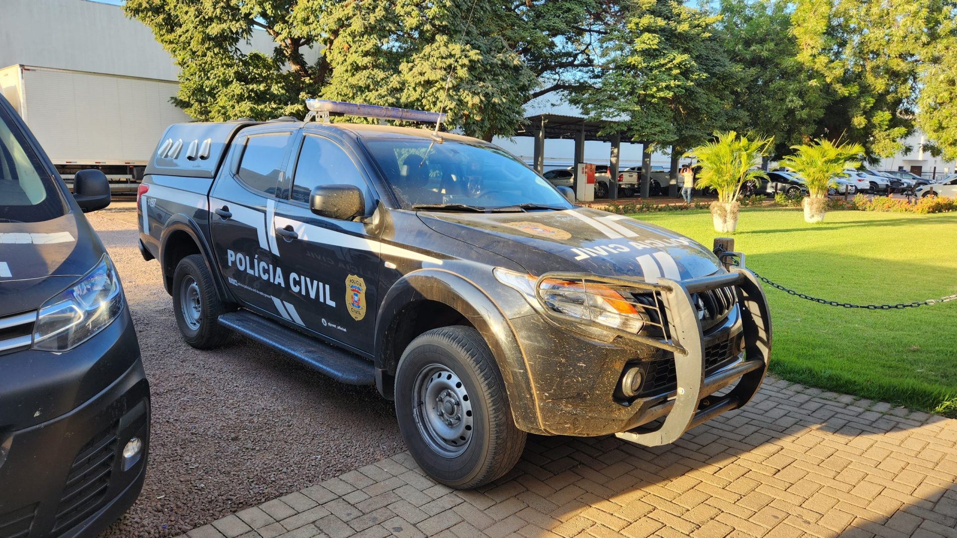 Cena do crime em Matupá onde suspeito foi preso após confessar feminicídio