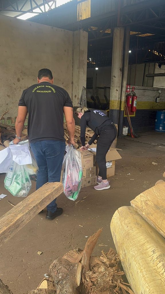 Incineração de drogas pela Polícia Civil em Tangará da Serra