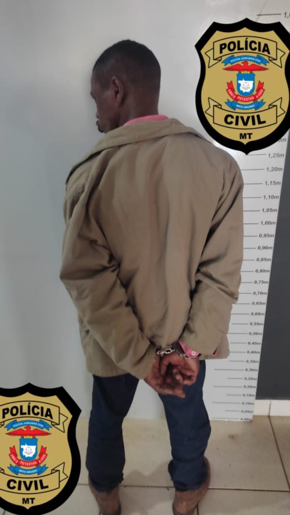 Polícia Civil cumpre mandado de prisão em Tangará da Serra contra condenado por homicídio.
