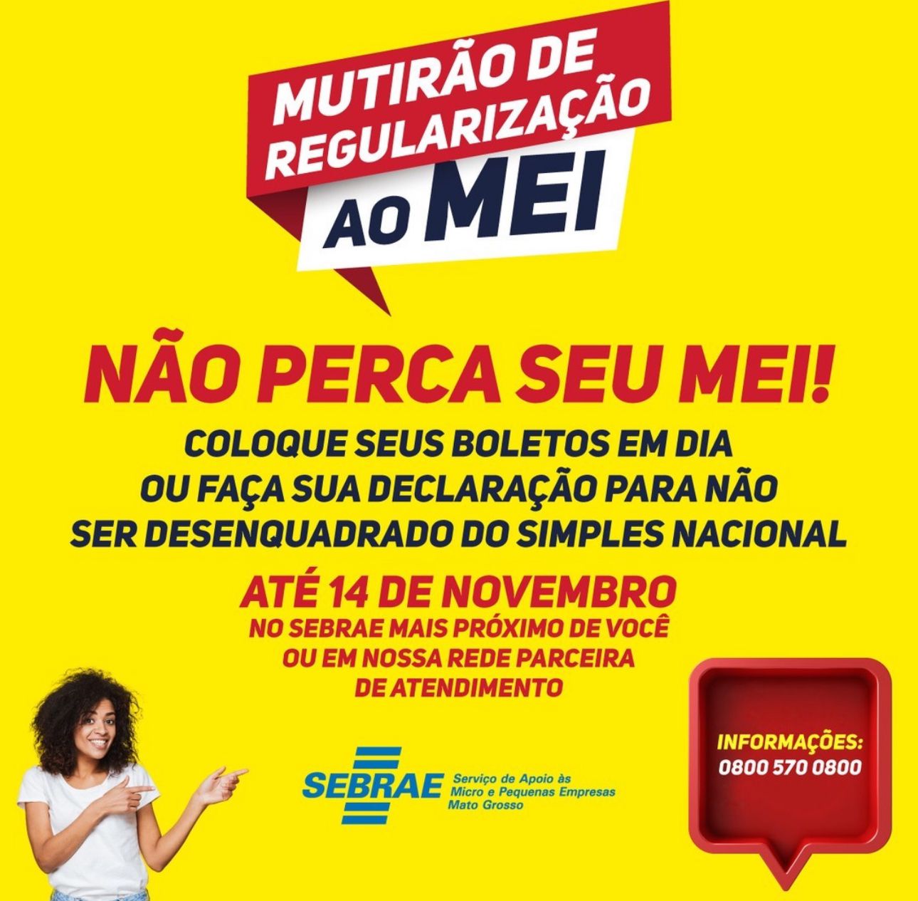 MEIs têm até 14 de novembro para regularizar débitos e manter benefícios do Simples Nacional.
