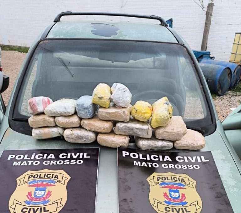 - Apreensão de 18 tabletes de maconha pela Polícia Civil na fronteira Brasil-Bolívia.