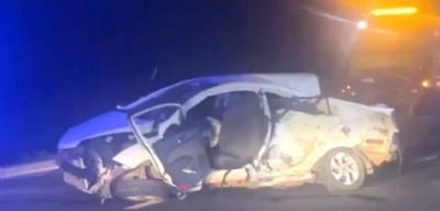 Resgate de vítimas em acidente na BR-163, Sorriso, com um morto e quatro feridos.