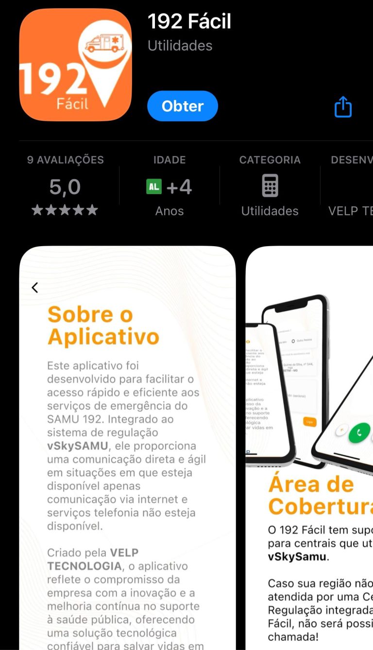Aplicativo ‘192 Fácil’ do Samu promete agilidade no atendimento emergencial em Tangará da Serra.