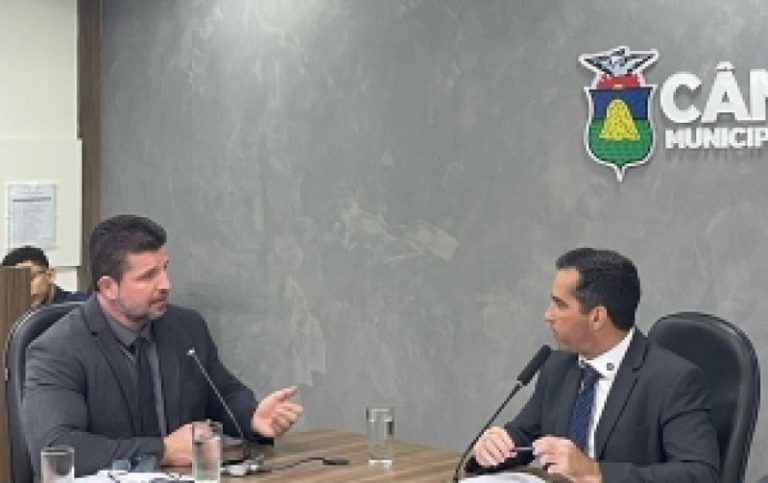 Vereadores discutem segurança pública na Câmara Municipal de Cuiabá.