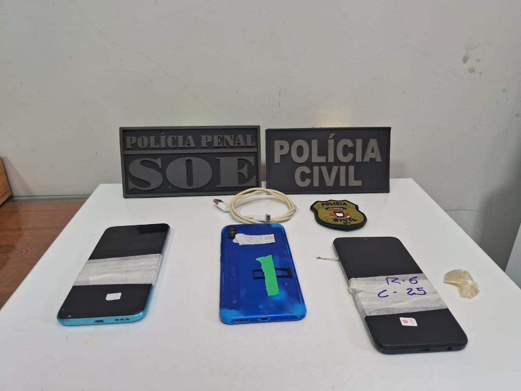 Policiais civis durante a Operação Disciplina em Tangará da Serra.