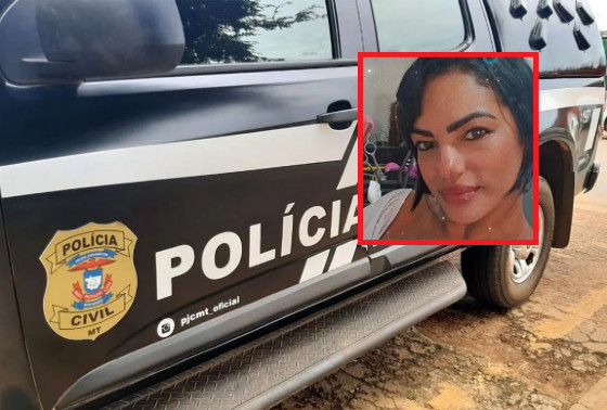 - Fachada do salão de beleza em Tangará da Serra, onde uma mulher foi encontrada morta.