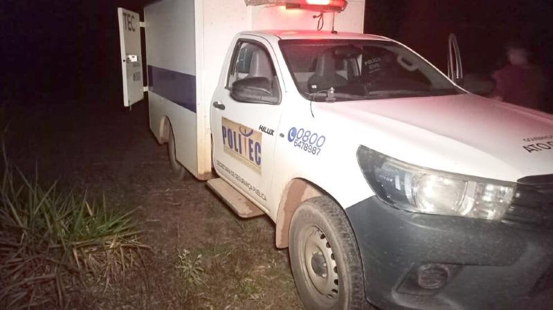 Polícia isola local onde mulher foi assassinada em Peixoto de Azevedo