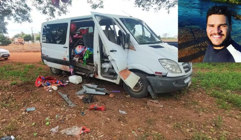 Carro danificado por explosão de cilindro de gás hélio em Boa Esperança do Norte