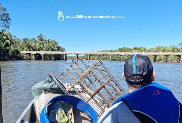 Voluntários do Rotary em ação no projeto Preserve o Rio Sepotuba, Tangará da Serra