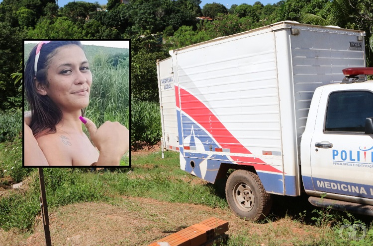 Local do crime em Diamantino onde Letícia Maria foi encontrada morta, em investigação de homicídio.