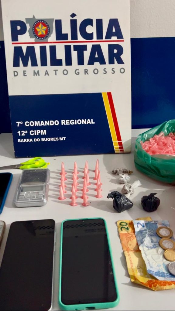 PM prende suspeitos ligados ao Comando Vermelho em Barra do Bugres durante operação contra o tráfico