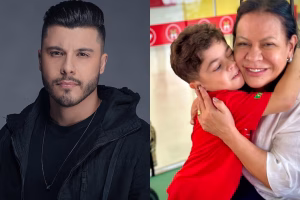 Dona Ruth com Léo, neto de Marília Mendonça, em meio a disputa de guarda com Murilo Huff