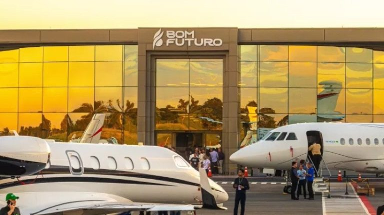 Terminal de luxo do Aeroporto da Bom Futuro em Cuiabá