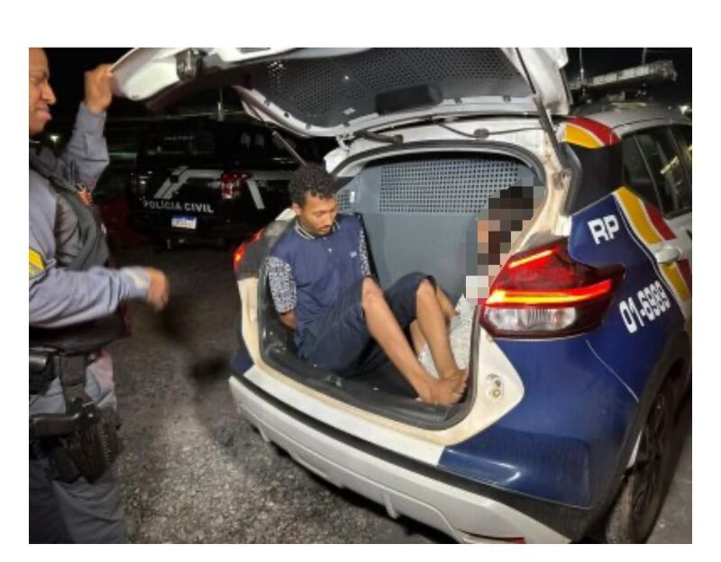 O casal foi preso em flagrante pela PM
