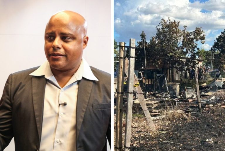 Casa onde criança morreu em incêndio em Cuiabá, sob investigação da DHPP