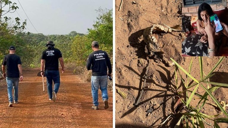 Policiais durante a Operação Vale das Sombras em MT contra facção envolvida em homicídio