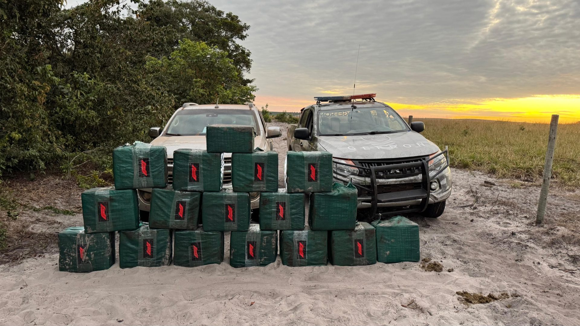 Apreensão de cocaína em MT por operação integrada do Gefron