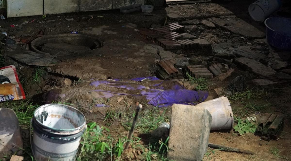 Residência em Rondonópolis onde mulher foi assassinada e enterrada