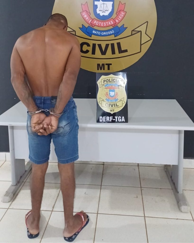 Prisão de suspeito de tentativa de homicídio em Tangará da Serra pela DERF