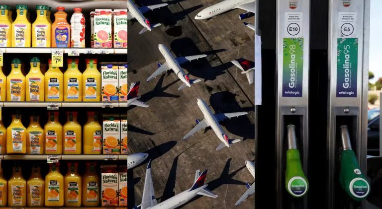 Tarifa de 50% imposta por Trump não inclui suco de laranja, veículos e aviões