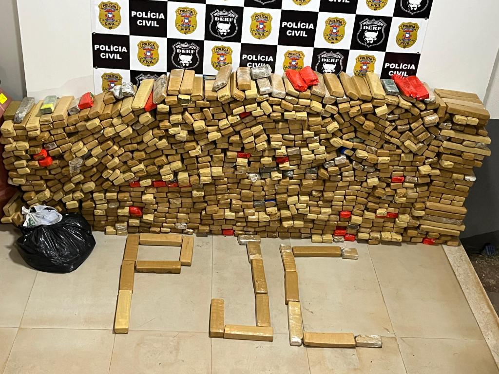 Apreensão de drogas em chácara usada por facção criminosa em Rondonópolis