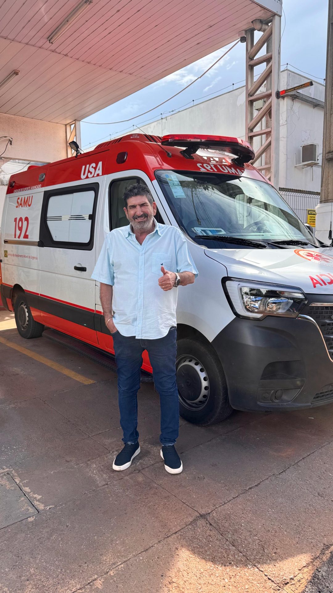 Dr. João conclui repasse de R$ 2,5 milhões para nova sede do Samu em Tangará da Serra