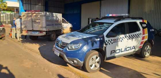 Local do assassinato de morador de rua em Tangará da Serra