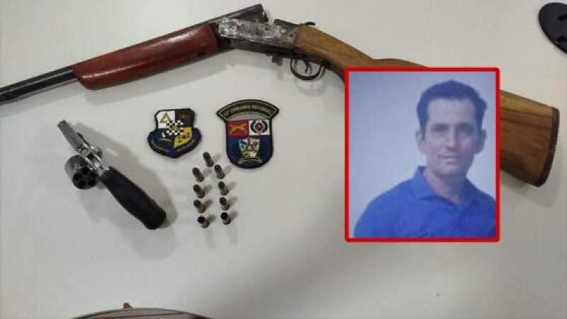 Arma usada por genro que atirou na sogra em Confresa após ameaças violentas