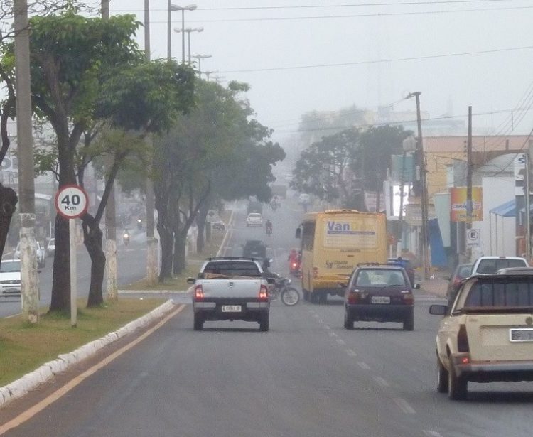 Frente fria em Mato Grosso causa mínimas de 13°C em Tangará da Serra