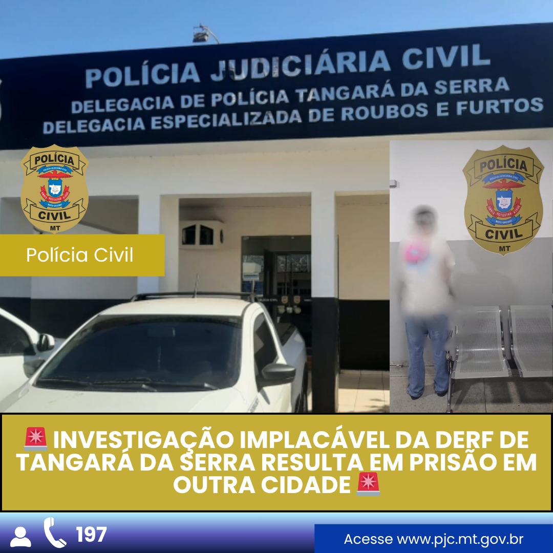 Investigação DERF rastreamento PIX e prisão em outra cidade