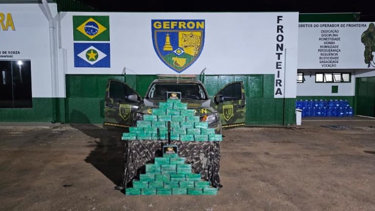 apreensão de cocaína na divisa com a Bolívia pelo Gefron