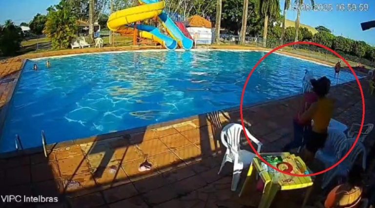 Mulher sendo agredida em clube de Campo Novo dos Parecis