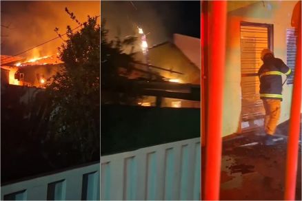 homem preso por tentativa de feminicídio e incêndio em casa com filha da vítima