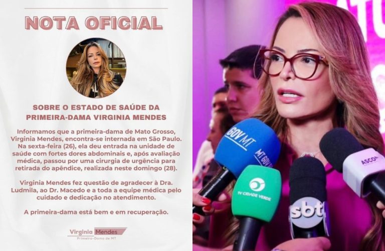 Virginia Mendes em recuperação após cirurgia de emergência em São Paulo