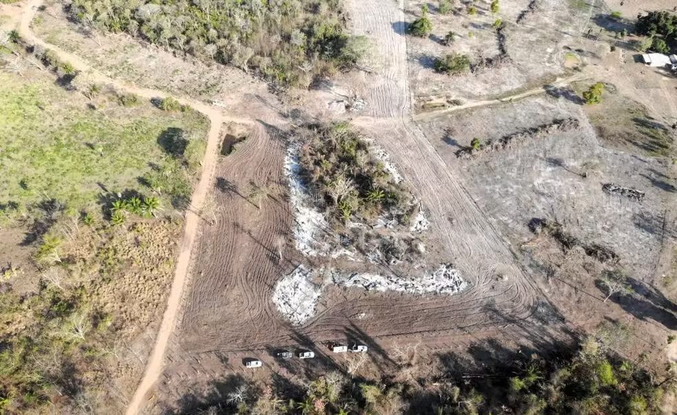 Queimada ilegal no Pantanal flagrada por satélite durante Operação Infravermelho