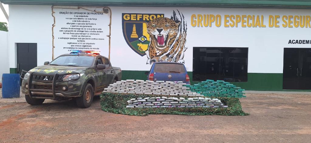 Apreensão de drogas Gefron totaliza 200 kg de entorpecentes