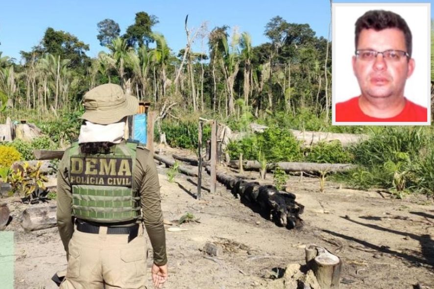 Área desmatada no Pantanal em crime ambiental julgado pela Justiça de Mato Grosso